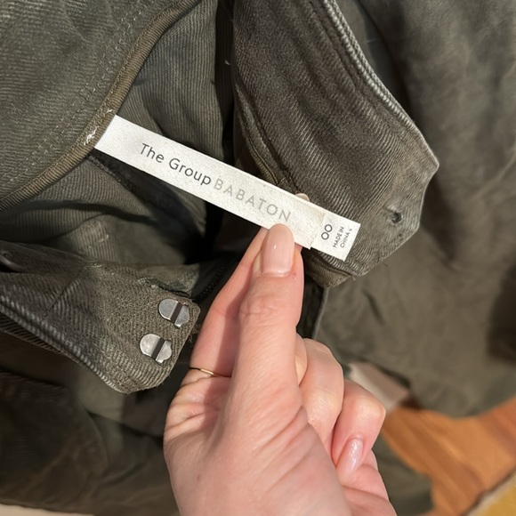 Aritzia Babaton The Group Green Denim Pants - Picture 3 of 3